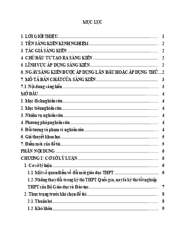 Sáng kiến kinh nghiệm Góp phần nâng cao hiệu quả ôn thi tốt nghiệp THPT môn Lịch sử cho học sinh lớp 12 tại Trung tâm GDNN - GDTX Yên Lạc