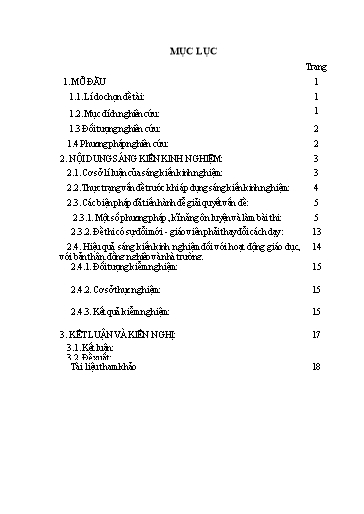 Sáng kiến kinh nghiệm Một số kinh nghiệm bồi dưỡng năng lực thi của học sinh nhằm đạt kết quả cao trong kì thi THPT quốc gia qua dạy phần Lịch sử Việt Nam lớp 12
