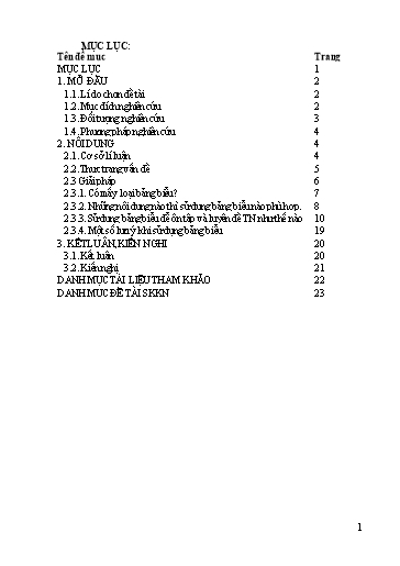 Sáng kiến kinh nghiệm Một số kinh nghiệm về sử dụng phương pháp lập bảng biểu trong ôn thi THPT Quốc gia ở bộ môn Lịch sử