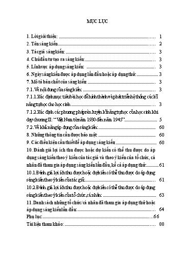 Sáng kiến kinh nghiệm Rèn luyện kĩ năng tự học của học sinh khi dạy chương II: “Việt Nam từ năm 1930 đến năm 1945” trong chương trình Lịch sử lớp 12 - Ban cơ bản