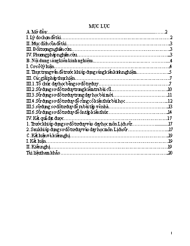 Sáng kiến kinh nghiệm Sử dụng sơ đồ tư duy nhằm nâng cao hiệu quả trong dạy học môn Lịch sử lớp 12 ở trường THPT Tống Duy Tân