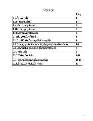 Sáng kiến kinh nghiệm Vận dụng kiến thức liên môn giảng dạy lịch sử địa phương ở trường Trung học phổ thông chuyên Lam Sơn