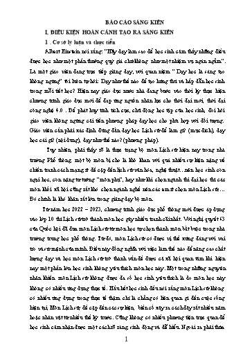 SKKN Dạy học tích hợp phát triển năng lực học sinh trong Bài 12: Phong trào dân tộc dân chủ ở Việt Nam từ năm 1919 đến năm 1925 (Lịch sử - Ban cơ bản)