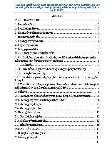 SKKN Vận dụng một số phương pháp dạy học tích cực nhằm định hướng phát triển năng lực học sinh phần lịch sử thế giới thời nguyên thủy, cổ đại và trung đại trong môn Lịch sử lớp 10 THPT SKKN Vận dụng một số phương pháp dạy học tích cực nhằm định hướng phát triển năng lực học sinh phần lịch sử thế giới thời nguyên thủy, cổ đại và trung đại trong môn Lịch sử lớp 10 THPT
